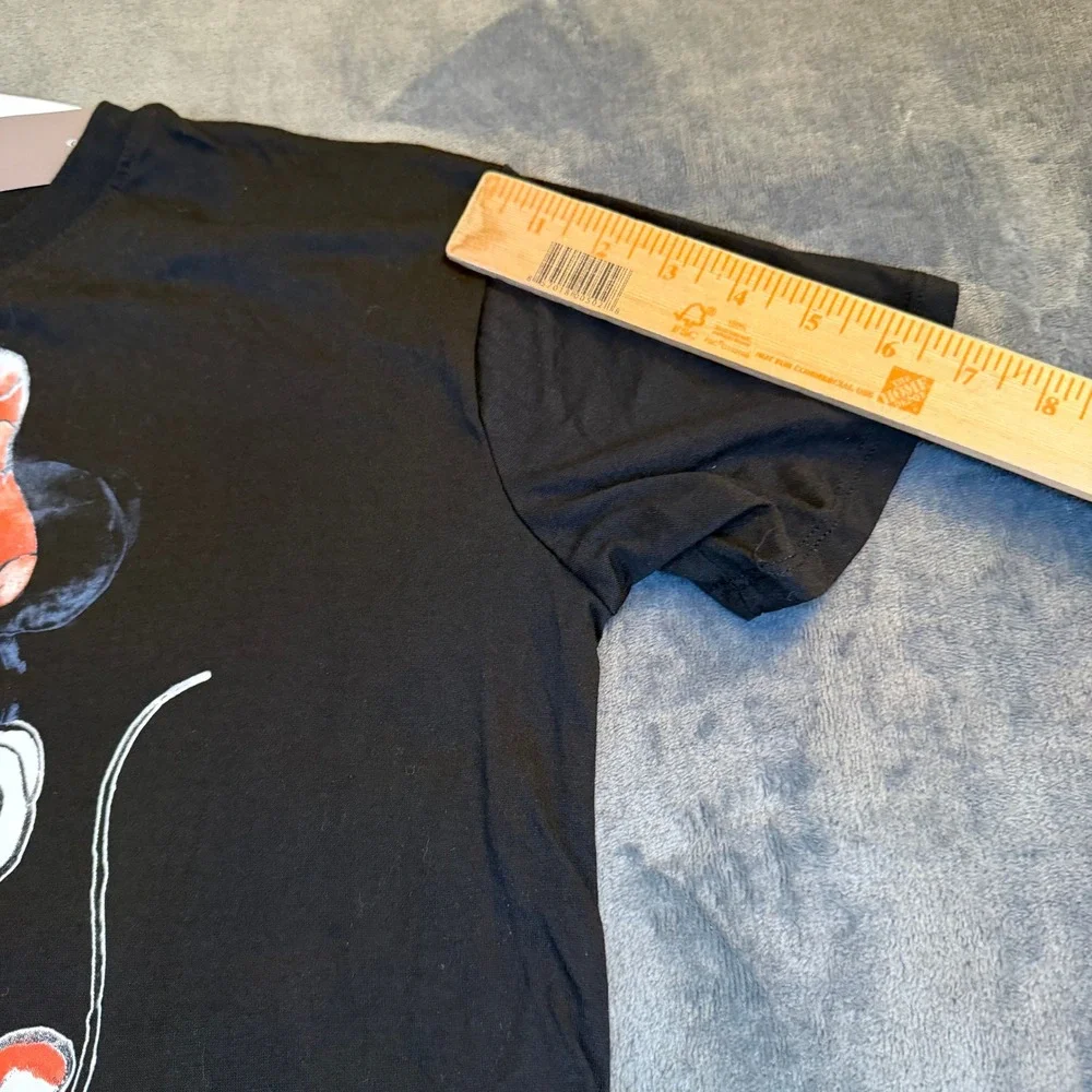 Disney Minnie Mouse Kids‎ Black Graphic T Shirt Youth Girls size XS NWT - Picture 6 of 8